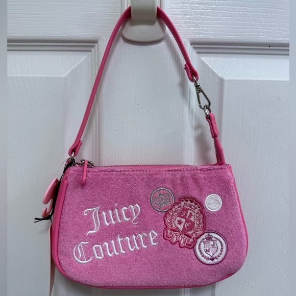 Juicy Couture Handbags - NWT Juicy Couture Juicy Girls Rule Wristlet in Cherry 🍒 Blossom